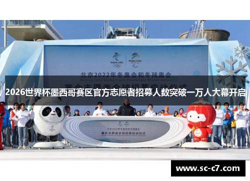 2026世界杯墨西哥赛区官方志愿者招募人数突破一万人大幕开启