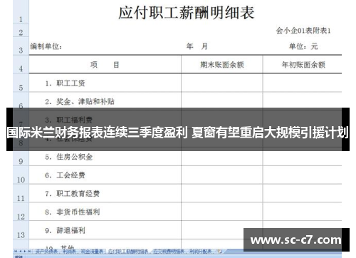 国际米兰财务报表连续三季度盈利 夏窗有望重启大规模引援计划 国际米兰财务报表连续三季度盈利 夏窗有望重启大规模引援计划
