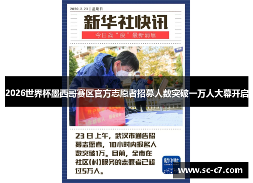 2026世界杯墨西哥赛区官方志愿者招募人数突破一万人大幕开启 2026世界杯墨西哥赛区官方志愿者招募人数突破一万人大幕开启